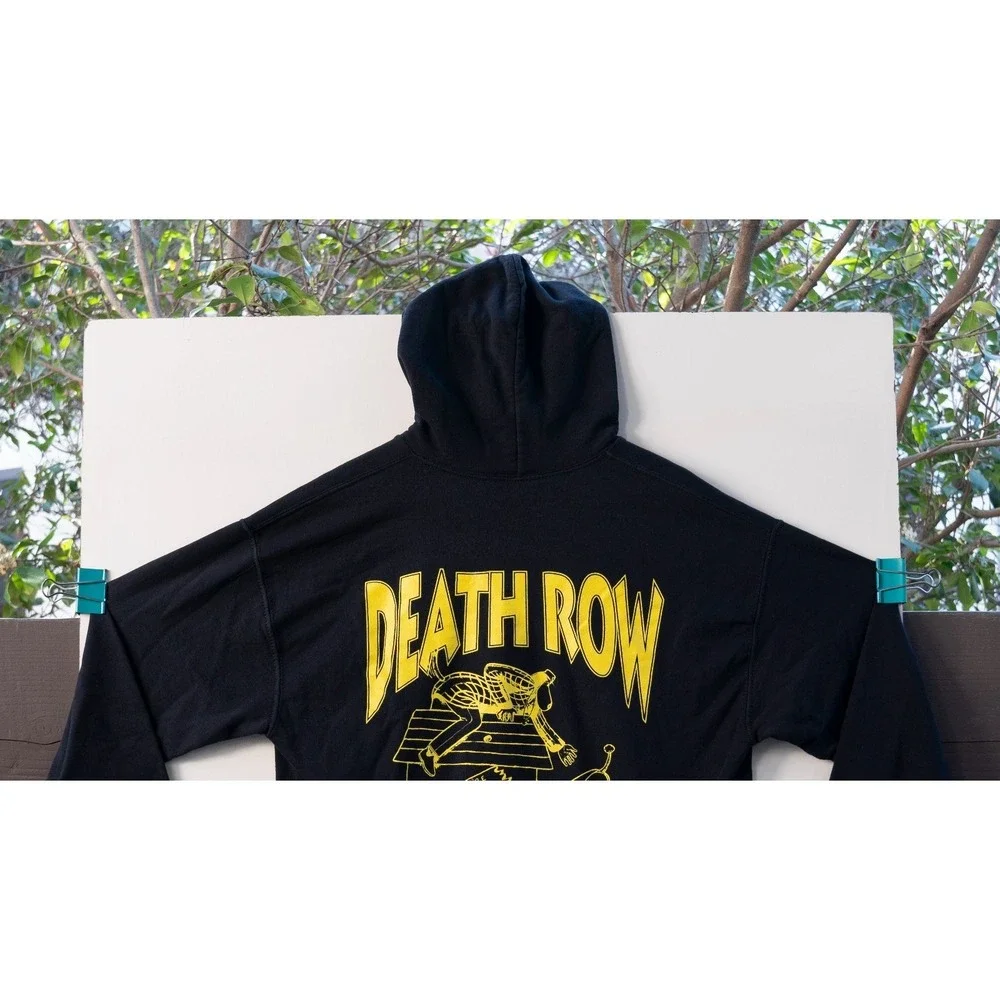 Death Row Records‎ Snoop Dogg Doggystyle 30th Anniversary Hoodie Black Size L